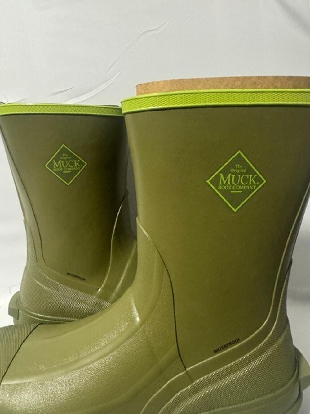 Muck Boot Company Mens Harvester 12" Mid Rubber NEW Size 14 Waterproof Tall
